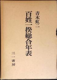 百姓一揆総合年表