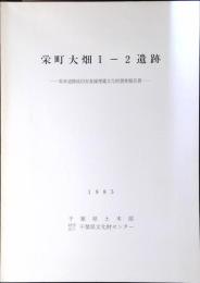 栄町大畑Ⅰ-2遺跡 : 県単道路成田安食線埋蔵文化財調査報告書