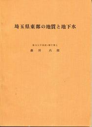 埼玉県東部の地質と地下水