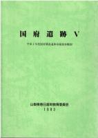 国府遺跡 : 山梨県笛吹市