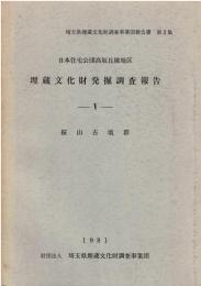 埼玉県埋蔵文化財調査事業団報告書 第2集
日本住宅公団高坂丘陵地区　埋蔵文化財発掘調査報告　Ⅴ　1981