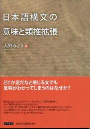 日本語構文の意味と類推拡張
