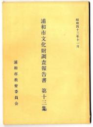 浦和市文化財調査報告書