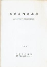 市原市門脇遺跡 : 高滝導水管事業に伴う埋蔵文化財調査報告書