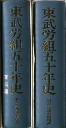 東武労組五十年史・東武労組五十年史資料編 2冊