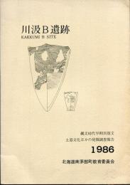 川汲B遺跡 : 縄文時代早期貝殻文化土器文化ほかの発掘調査報告