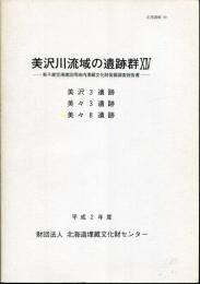美沢川流域の遺跡群 : 新千歳空港建設用地内埋蔵文化財発掘調査報告書