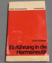 Einführung in die Hermeneutik