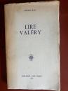 LIRE VALÉRY