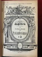 Viridis Candela Cahiers du collège de pataphysique  dossier 12 du 9 Gidouille LXXXVII BORIS VIAN
