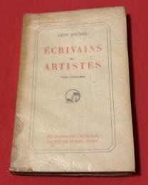 ECRIVAINS ET ARTISTES. tome cinquième