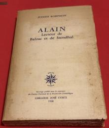 Alain Lecteur De Balzac Et Stendhal
