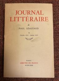 Journal littéraire de Paul Léautaud