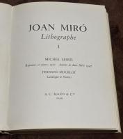 Joan Miro Lithographe I 1930-52 ミロのリトグラフ作品をまとめたカタログ・レゾネ　オリジナルリトグラフ11点入り　