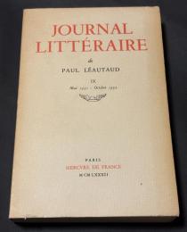 Journal littéraire de Paul Léautaud