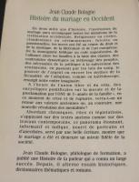 Histoire du mariage en Occident
西洋における結婚の歴史