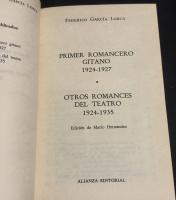Romancero Gitano  ロルカ『ジプシー歌集』改訂版