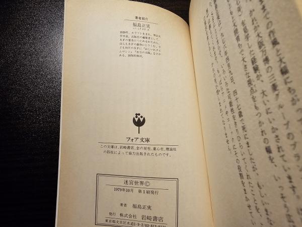 迷宮世界 | 福島正実 作 武笠信英 画 | 岩崎書店 | ¥500 - 日本の