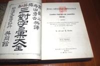 獨英和三対字彙大全