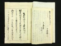 明治五壬申八月 大小切事件顚末書（山梨県巨摩郡穴山村長坂家 古文書）