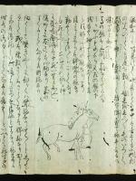 馬書（毛筆手書き）