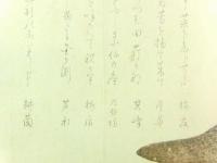 飯島光峨 画（俳諧摺物）