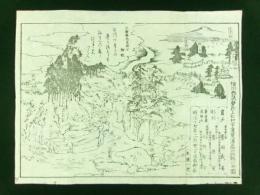 信州西筑摩郡上松村字寝覚浦嶋旧跡臨川寺図