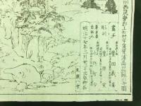 信州西筑摩郡上松村字寝覚浦嶋旧跡臨川寺図