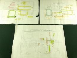 新潟県師範学校 平面図 3舗