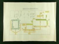 新潟県師範学校 平面図 3舗