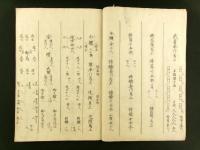 東都御系図・戸田御系図 2冊（彩色絵入り写本）