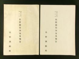 明治29年6月・7月 長野県管内気象報告