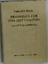 PROPOSALS FOR THE 21ST CENTURY　COLLECTED ADDRESSES