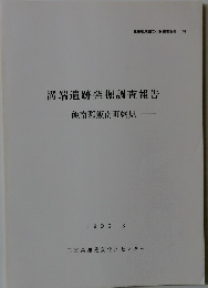 溝端遺跡発掘調査報告