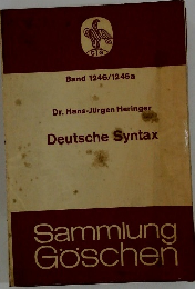 Deutsche Syntax