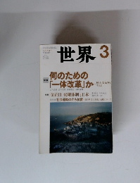 世界　何のための 「一体改革」か　2012年3月　No.828