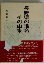長野県の地名その由来