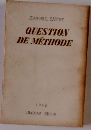Questions de methode