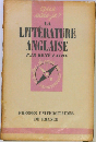 La litterature anglaise