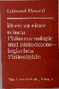 Ideen zu einer reinen Phanomenologie und phanomeno- logischen Philosophie