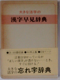 大きな活字の漢字早見辞典