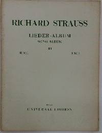 RICHARD STRAUSS LIEDER-ALBUM SONG-ALBUM III