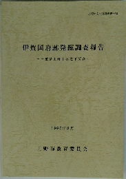 伊賀国府跡発掘調査報告　1995年 3月号