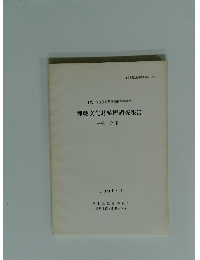 埋蔵文化財発掘調査報告 1