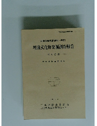 埋蔵文化財発掘調査報告 第 6 分冊
