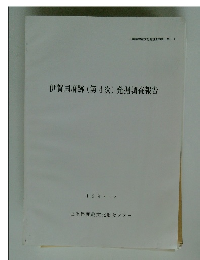 伊賀国府跡(第4次)発掘調査報告 1992年3月号