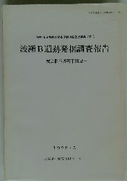 波瀬B遺跡発掘調査報告　1992年3月号
