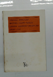 LEONARD BERNSTEIN MICHAEL TILSON THOMAS LONDON SYMPHONY ORCHESTRA JAPAN 1990