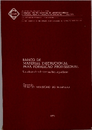 BANCO DE MATERIAL INSTRUCIONAL PARA FORMACAO PROFISSIONAL