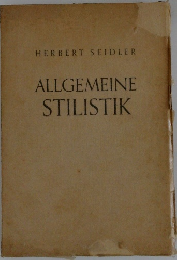 ALLGEMEINE　STILISTIK